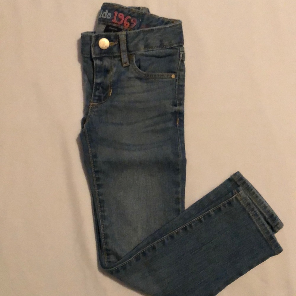Gap Kids 1969 Girls Skinny Jeans Light Wash 5 Slim